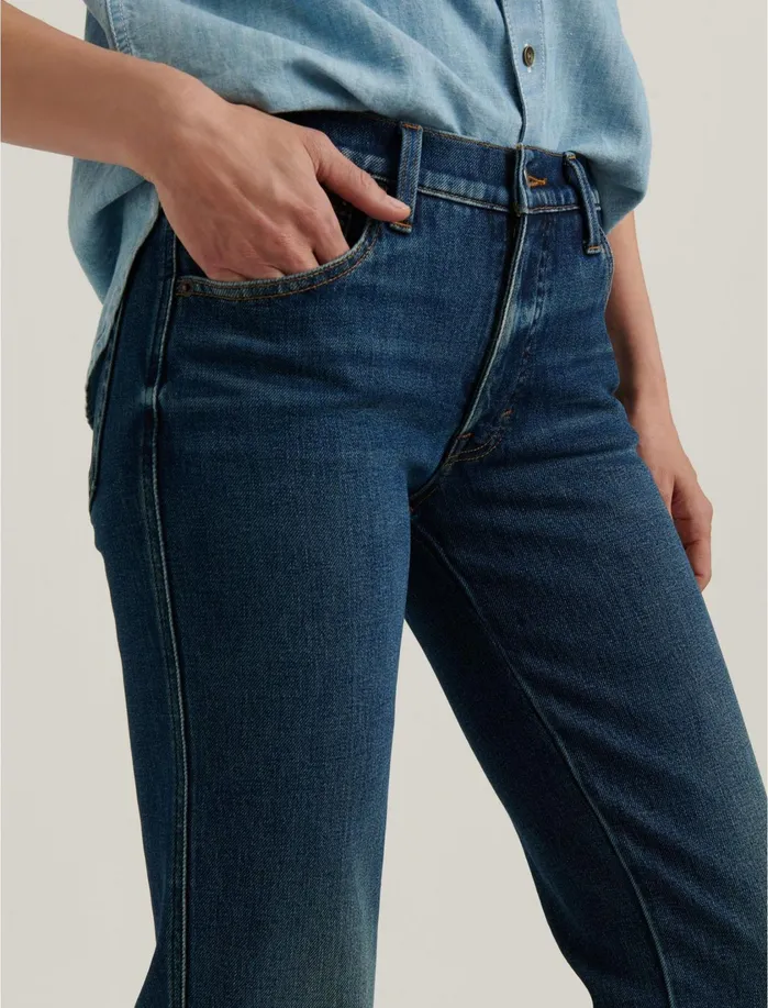 Jeans Women Lucky Brand Mid Rise Authentic Straight Jean Rocco