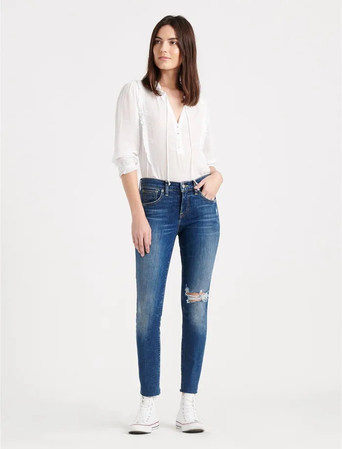Jeans Women Lucky Brand Mid Rise Ava Skinny Jean Hanover Ct