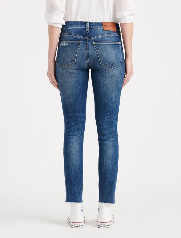 Jeans Women Lucky Brand Mid Rise Ava Skinny Jean Hanover Ct