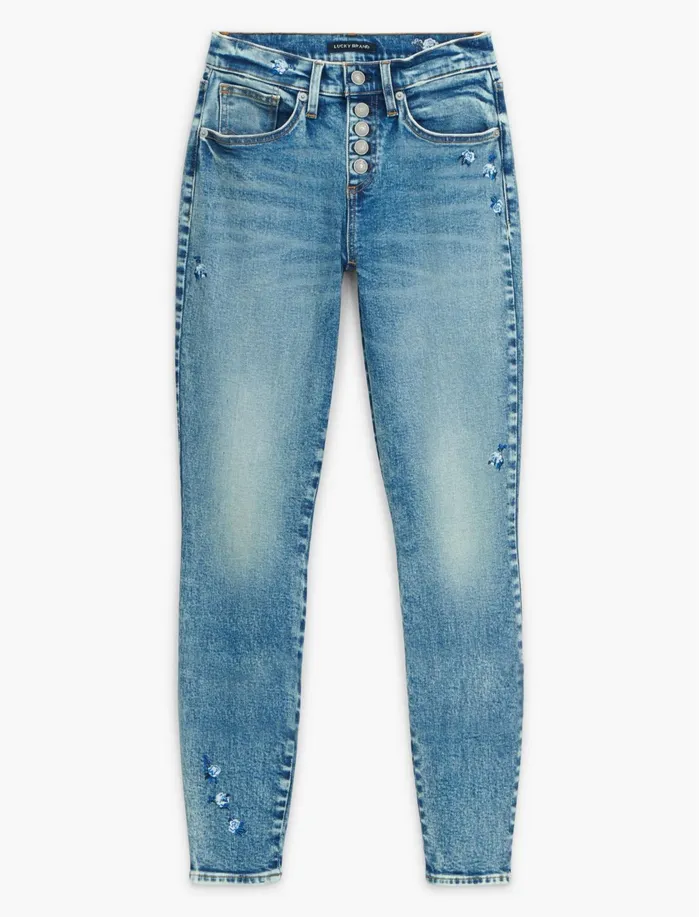Jeans Women Lucky Brand Mid Rise Ava Skinny Jean Lucia