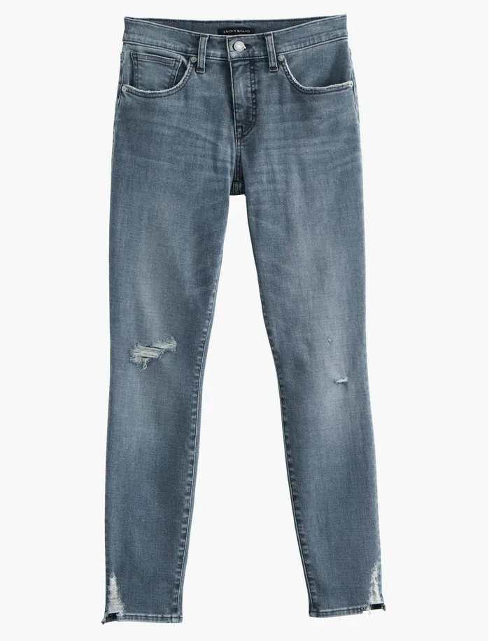 Jeans Women Lucky Brand Mid Rise Ava Skinny Jean Milky Way Dest