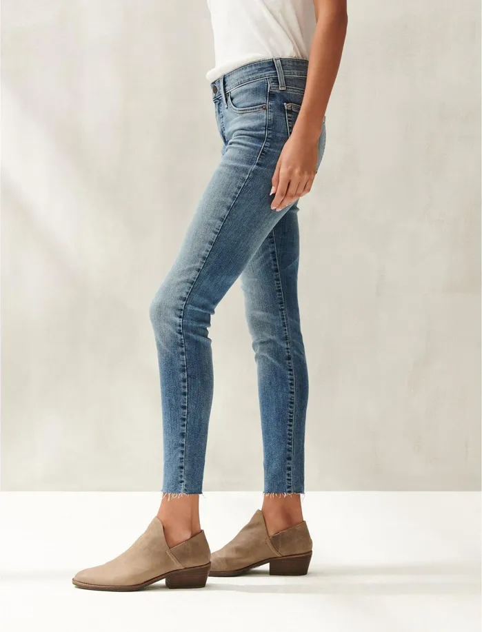 Jeans Women Lucky Brand Mid Rise Ava Super Skinny Jean Stone Bridge
