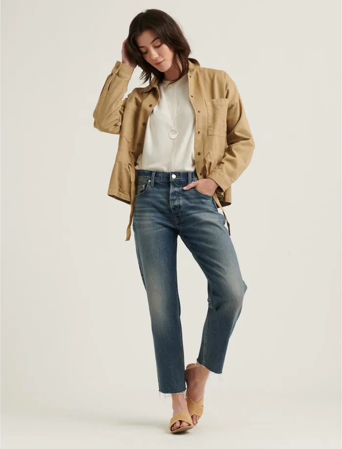 Jeans Women Lucky Brand Mid Rise Boyfriend Jean Mads Ct