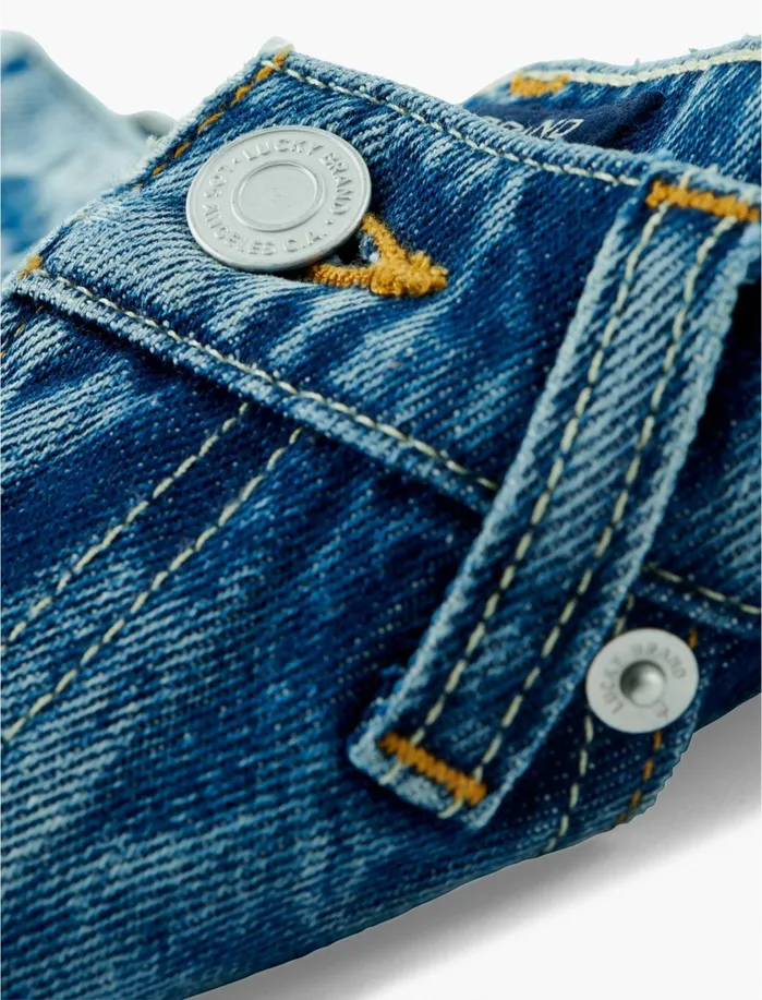 Jeans Women Lucky Brand Mid Rise Cut Off Jean Short Kings Canyon Fray