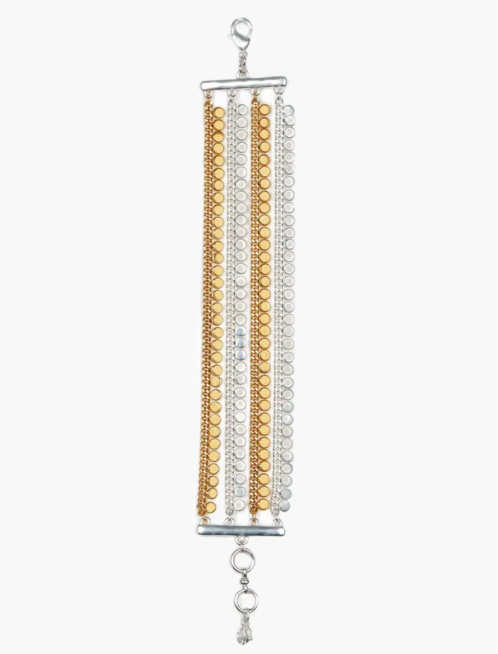 Jewelry Women Lucky Brand Layer Bracelet Two Tone