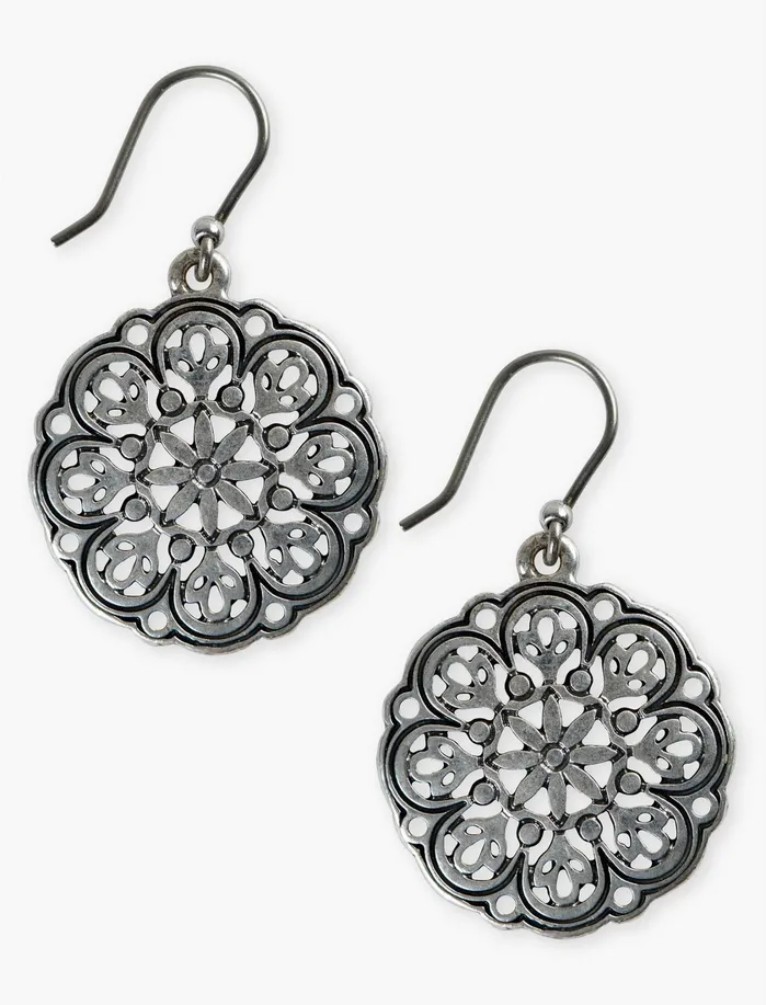 Jewelry Women Lucky Brand Openwork Drop Earring Silver