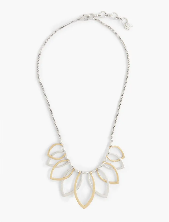Jewelry Women Lucky Brand Petal Collar Necklace Multi