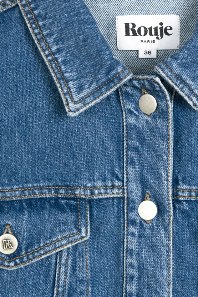 JOE Jacket Indigo Double Stone Women Rouje Coats and Jackets