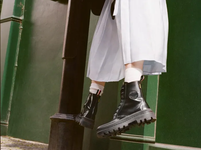 Kids PALLATROOPER OFF1 Palladium Boots