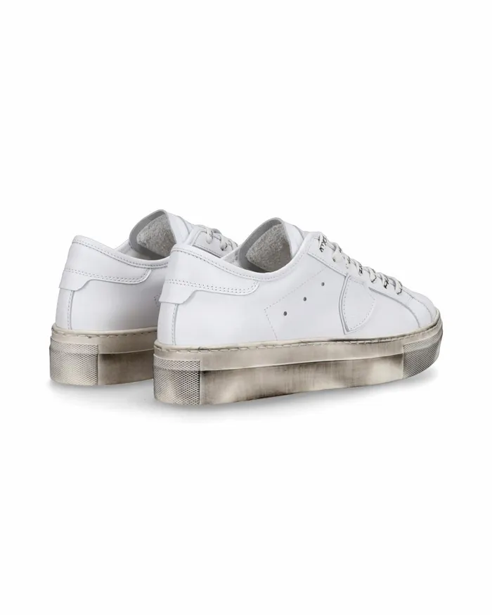 Kids Paris Haute Sneakers White Shoes For Junior Philippe Model Paris Kids Junior 2840