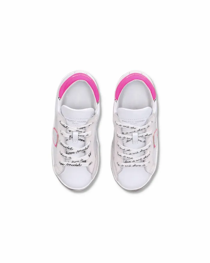 Kids Paris Sneakers Baby039s White Fuchsia Shoes Philippe Model Paris Kids Baby 1627