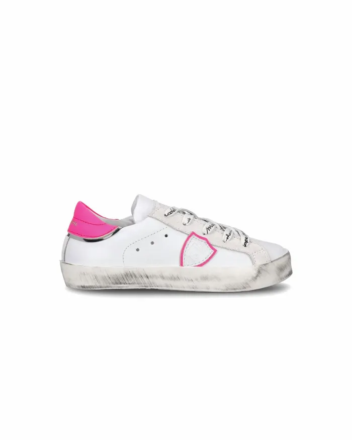 Kids Paris Sneakers Baby039s White Fuchsia Shoes Philippe Model Paris Kids Baby 1627