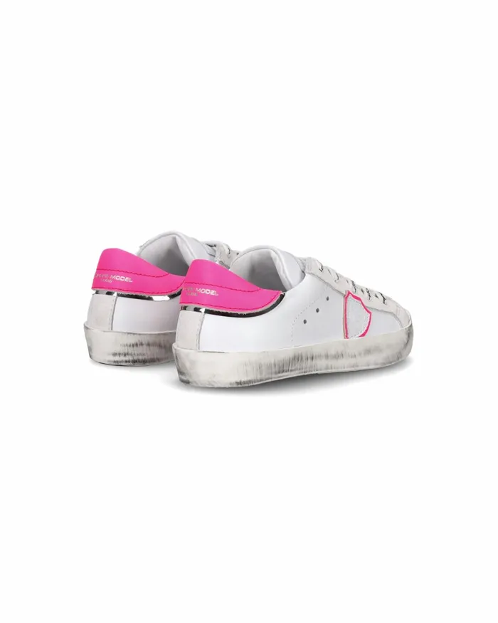 Kids Paris Sneakers Baby039s White Fuchsia Shoes Philippe Model Paris Kids Baby 1627