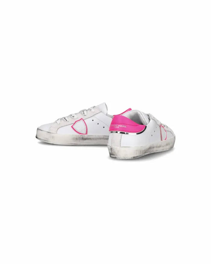 Kids Paris Sneakers Baby039s White Fuchsia Shoes Philippe Model Paris Kids Baby 1627