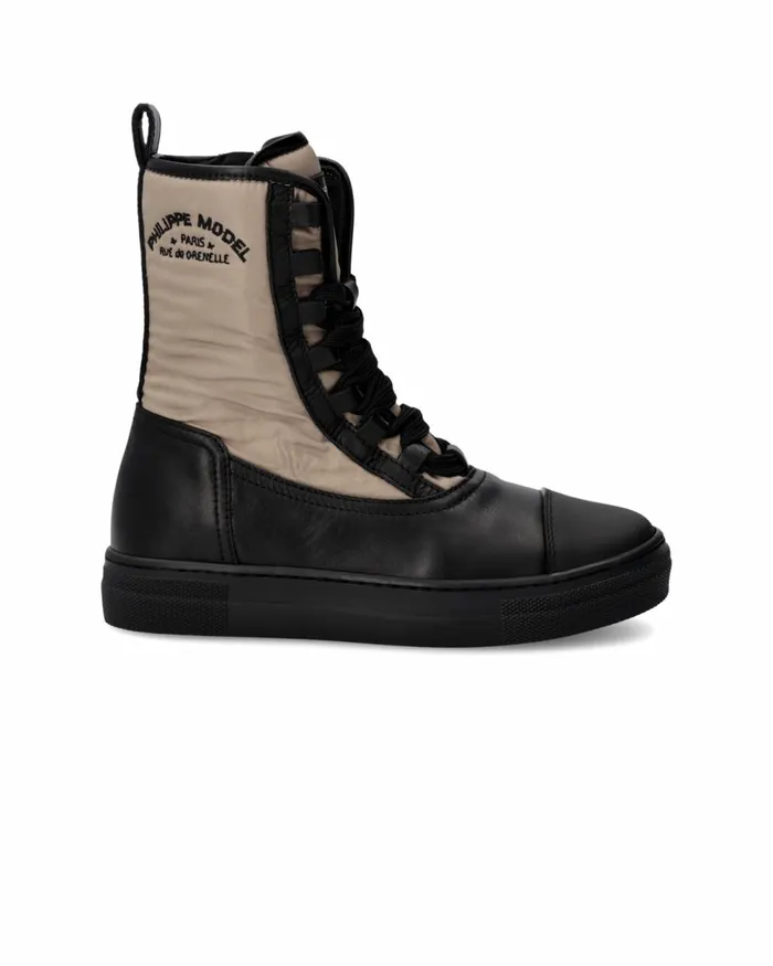 Kids Sneakers Paris Haute Tennis Kids Brown Black JUNIOR Philippe Model Paris Kids Mini Me