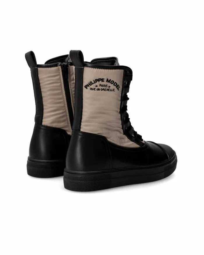 Kids Sneakers Paris Haute Tennis Kids Brown Black JUNIOR Philippe Model Paris Kids Mini Me