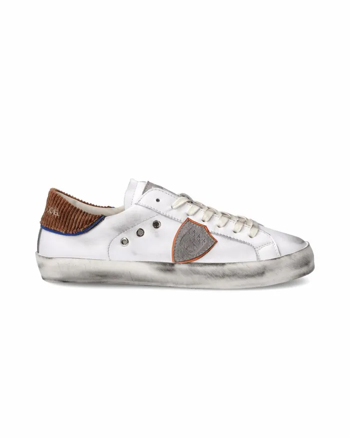 Kids Sneakers Paris Tennis Junior White Brown JUNIOR Philippe Model Paris Kids Junior 2840