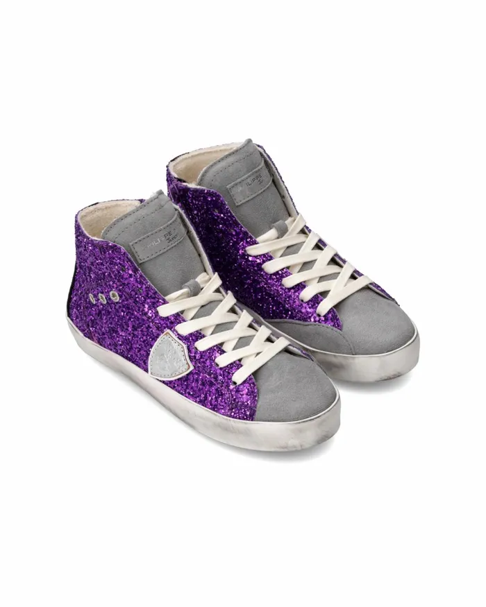 Kids Sneakers Paris Tennis Kids Purple Grey JUNIOR Philippe Model Paris Kids Mini Me Kids Sneakers Paris Tennis Kids Purple Grey JUNIOR Philippe Model Paris Kids Mini Me