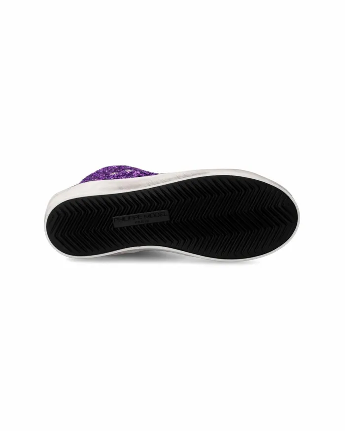 Kids Sneakers Paris Tennis Kids Purple Grey JUNIOR Philippe Model Paris Kids Mini Me