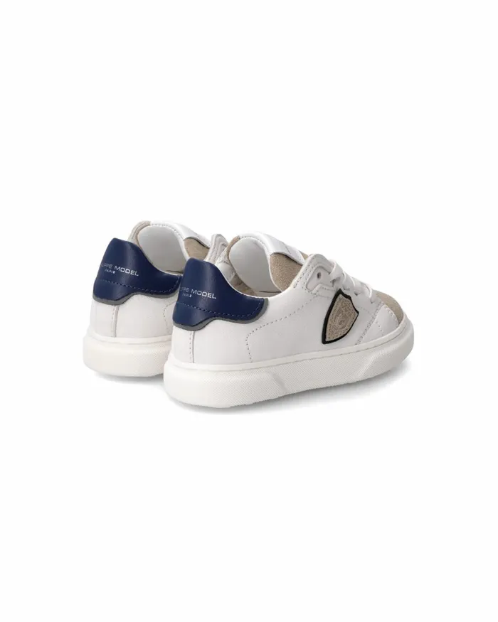 Kids Sneakers Temple Tennis Baby White Blue BABY Philippe Model Paris Kids Baby 1627