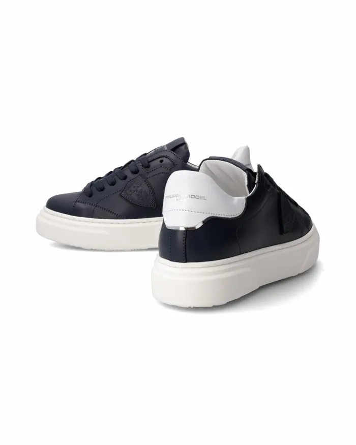 Kids Sneakers Temple Tennis Junior Blue White JUNIOR Philippe Model Paris Kids Junior 2840