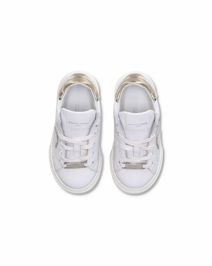 Kids Temple Junior039s WhiteGold Low Sneakers Paris Philippe Model Paris Kids Baby 1627 Kids Temple Junior039s WhiteGold Low Sneakers Paris Philippe Model Paris Kids Baby 1627