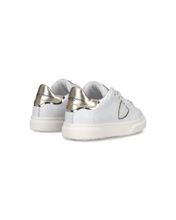 Kids Temple Junior039s WhiteGold Low Sneakers Paris Philippe Model Paris Kids Baby 1627 Kids Temple Junior039s WhiteGold Low Sneakers Paris Philippe Model Paris Kids Baby 1627