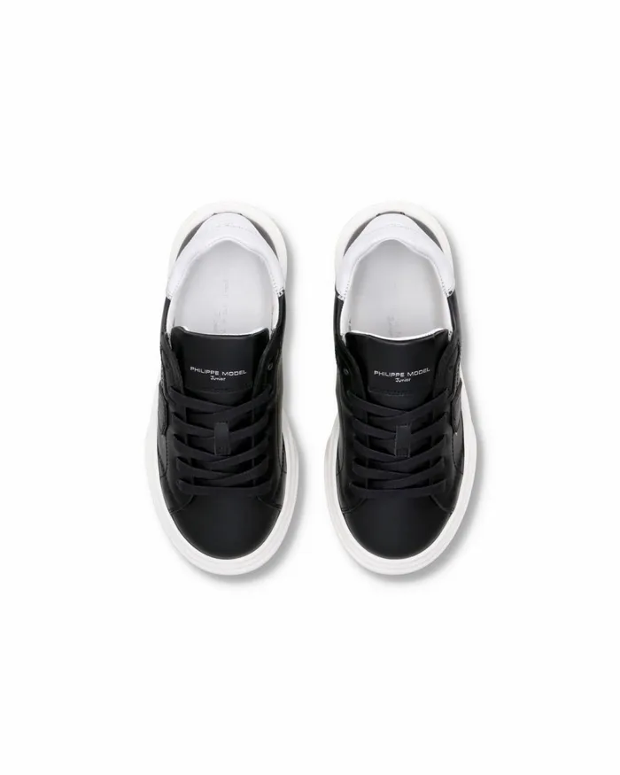 Kids Temple Sneakers Junior039s Black White Shoes Philippe Model Paris Kids Junior 2840