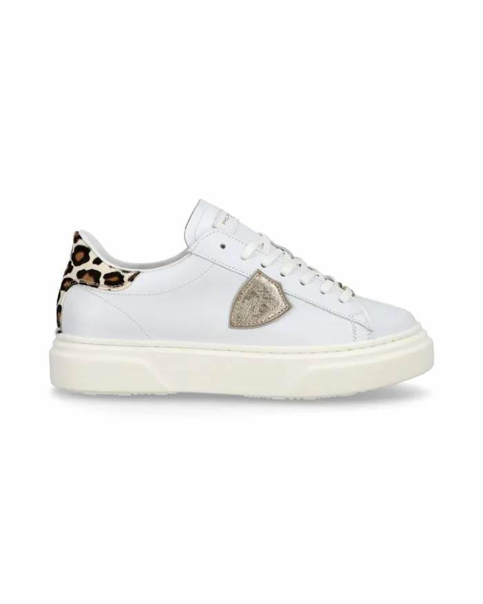 Kids Temple Sneakers Junior039s White Pink Shoes Paris Philippe Model Paris Kids Junior 2840