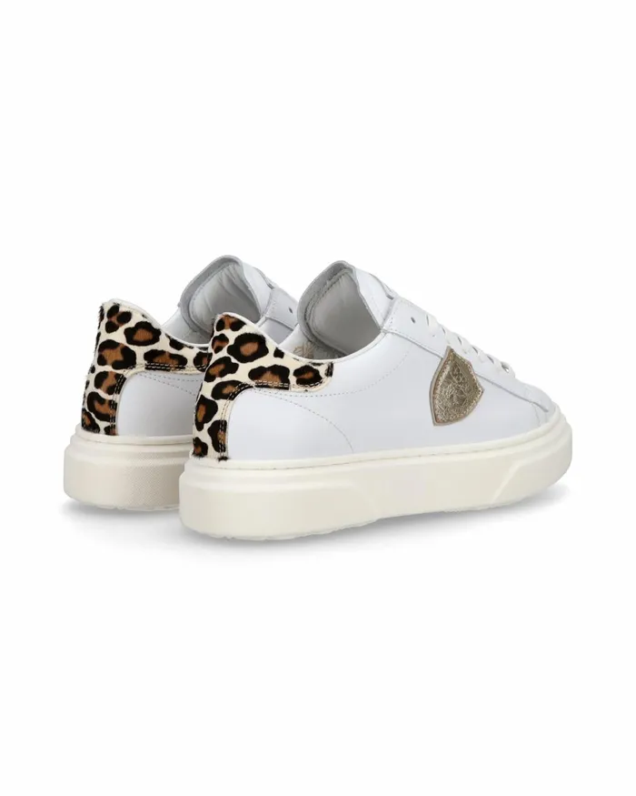 Kids Temple Sneakers Junior039s White Pink Shoes Paris Philippe Model Paris Kids Junior 2840