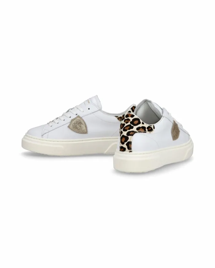 Kids Temple Sneakers Junior039s White Pink Shoes Paris Philippe Model Paris Kids Junior 2840