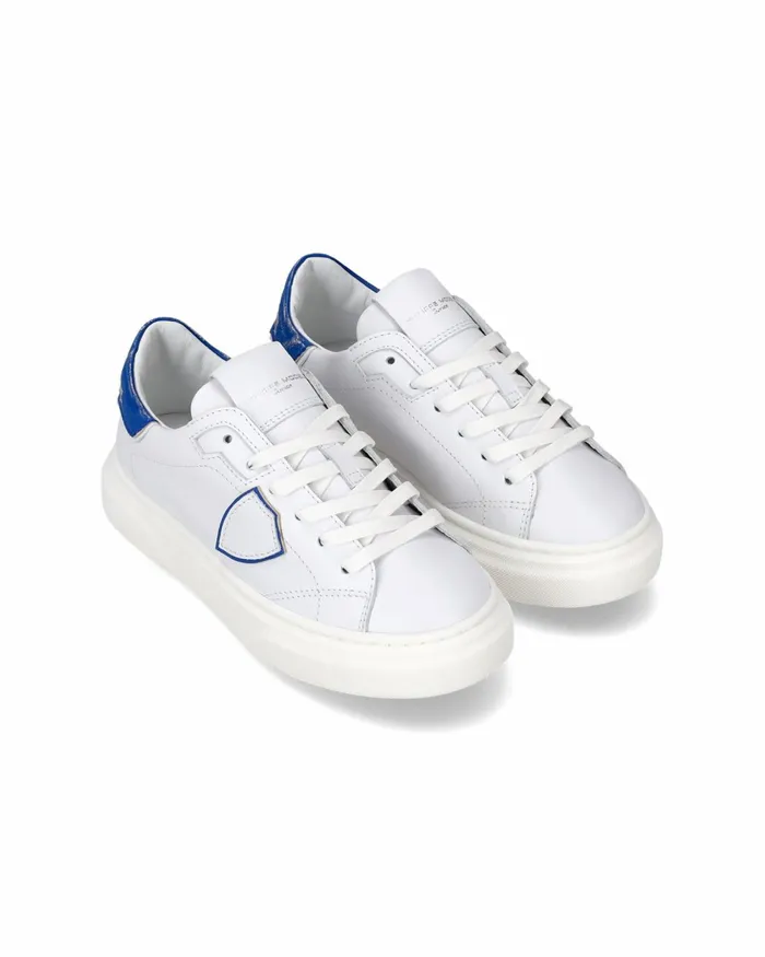 Kids Temple Sneakers Kids039 WhiteBlue Shoes Paris Philippe Model Paris Kids Junior 2840 Kids Temple Sneakers Kids039 WhiteBlue Shoes Paris Philippe Model Paris Kids Junior 2840