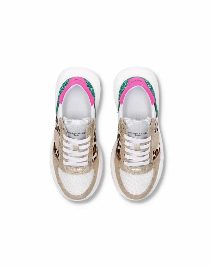 Kids Trpx Haute Sneakers Junior039s White Green Shoes Philippe Model Paris Kids Junior 2840