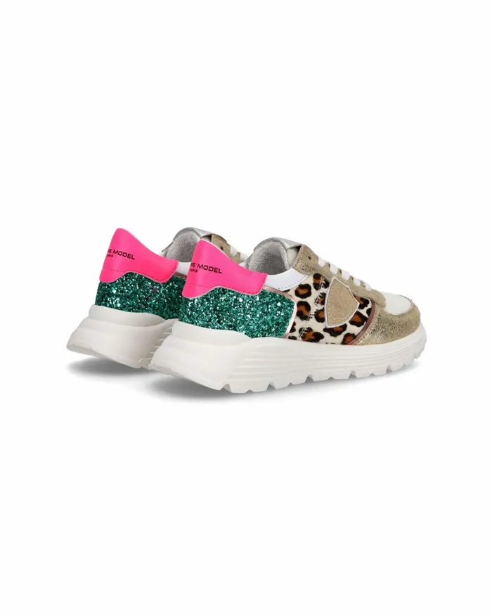 Kids Trpx Haute Sneakers Junior039s White Green Shoes Philippe Model Paris Kids Junior 2840