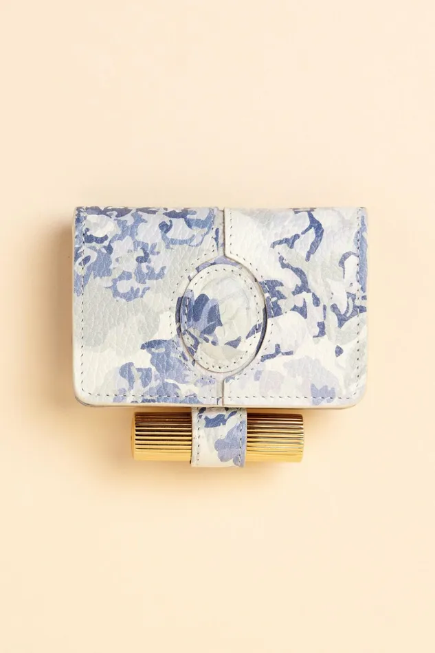 KIKI Wallet Mamma Bleu Women Rouje Small Leather Goods