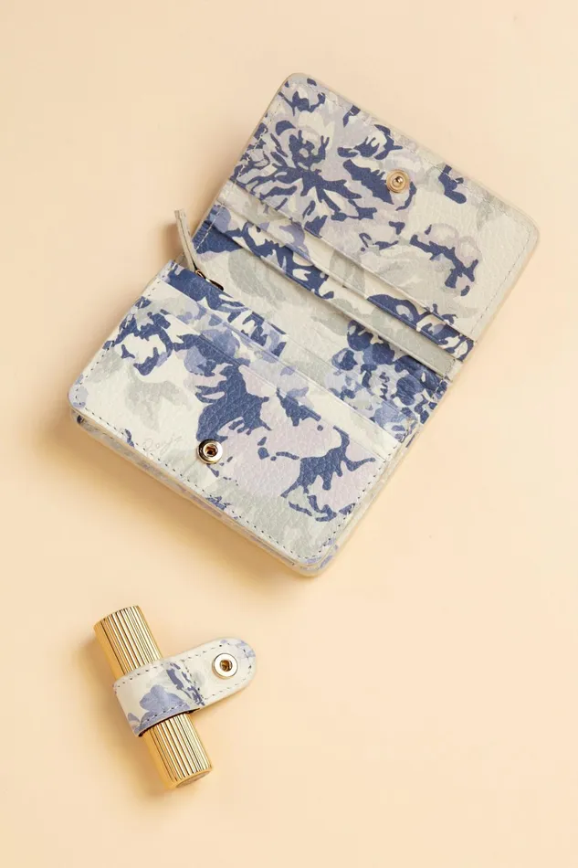 KIKI Wallet Mamma Bleu Women Rouje Small Leather Goods