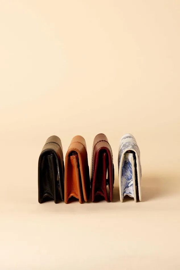 KIKI Wallet Nappa Caramel Women Rouje Small Leather Goods