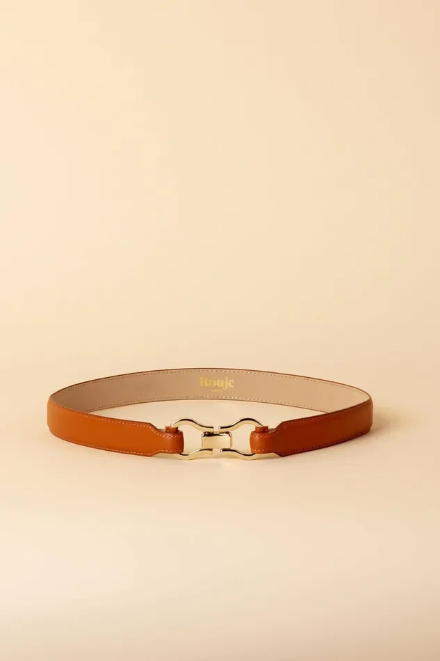 LAURE Belt Nappa Caramel Women Rouje Small Leather Goods