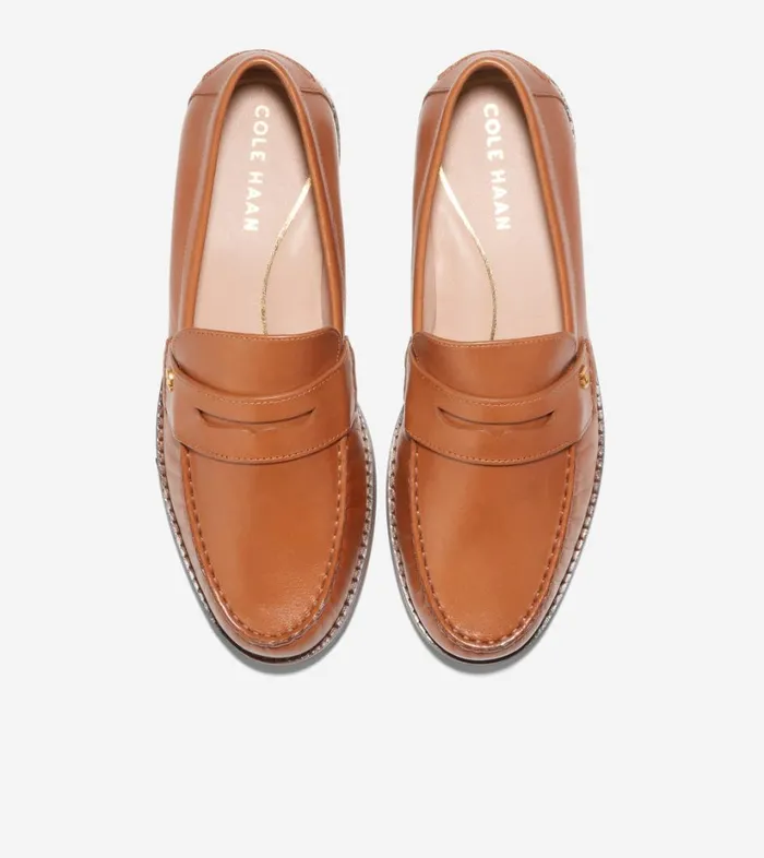 Loafers Women Cole Haan Lux Pinch Penny Loafer Pecan Loafers Women Cole Haan Lux Pinch Penny Loafer Pecan
