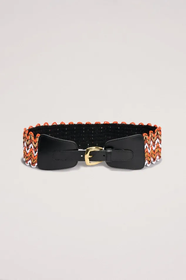 Luisa Spagnoli Belts Damocle Orangeblack 8211 Women