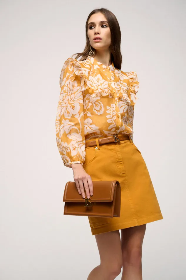Luisa Spagnoli Blouses And Shirts Bacca Orange 8211 Women Luisa Spagnoli Blouses And Shirts Bacca Orange 8211 Women