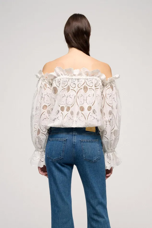 Luisa Spagnoli Blouses And Shirts Bagaglio Cream 8211 Women Luisa Spagnoli Blouses And Shirts Bagaglio Cream 8211 Women