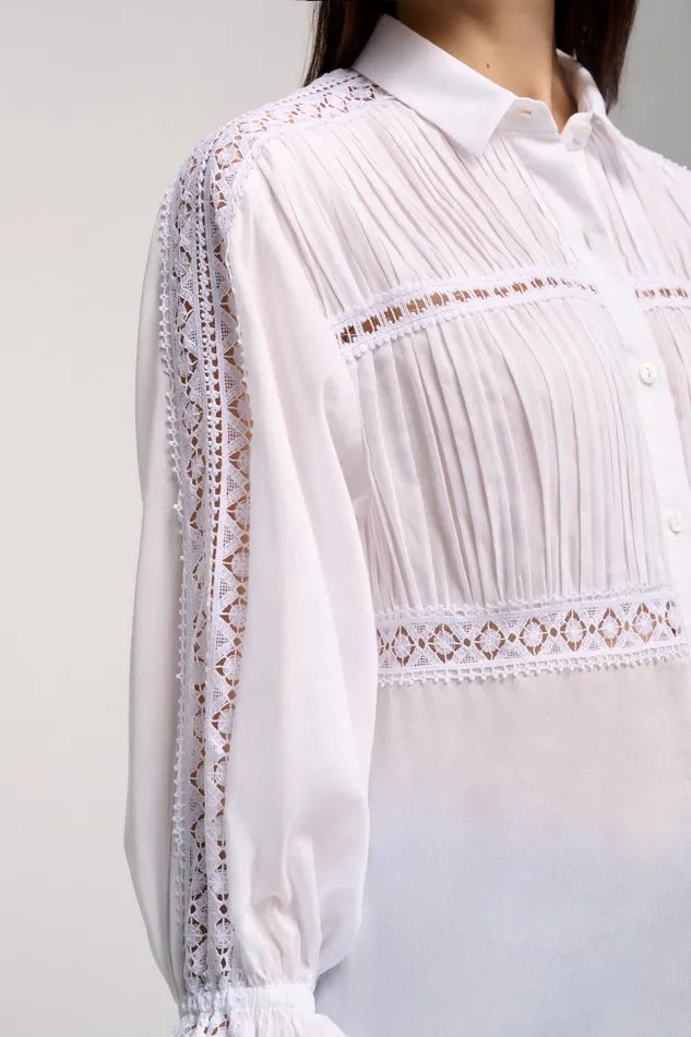 Luisa Spagnoli Blouses And Shirts Balsamica White 8211 Women Luisa Spagnoli Blouses And Shirts Balsamica White 8211 Women