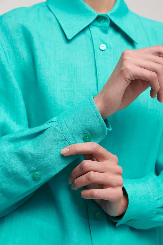 Luisa Spagnoli Blouses And Shirts Bassano Turquoise 8211 Women Luisa Spagnoli Blouses And Shirts Bassano Turquoise 8211 Women