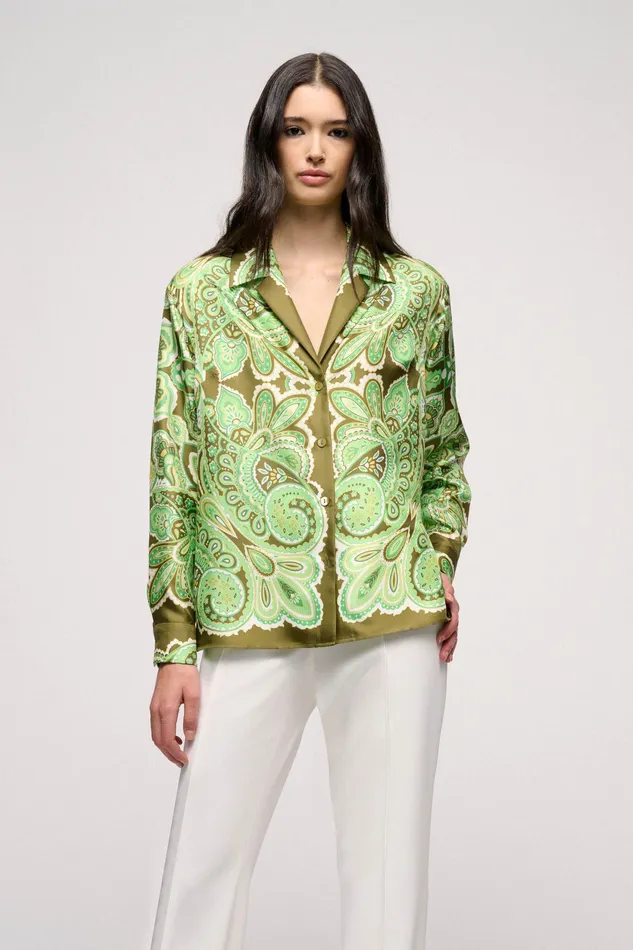 Luisa Spagnoli Blouses And Shirts Bergamotto Green 8211 Women Luisa Spagnoli Blouses And Shirts Bergamotto Green 8211 Women