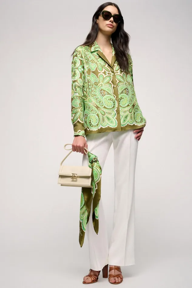 Luisa Spagnoli Blouses And Shirts Bergamotto Green 8211 Women Luisa Spagnoli Blouses And Shirts Bergamotto Green 8211 Women