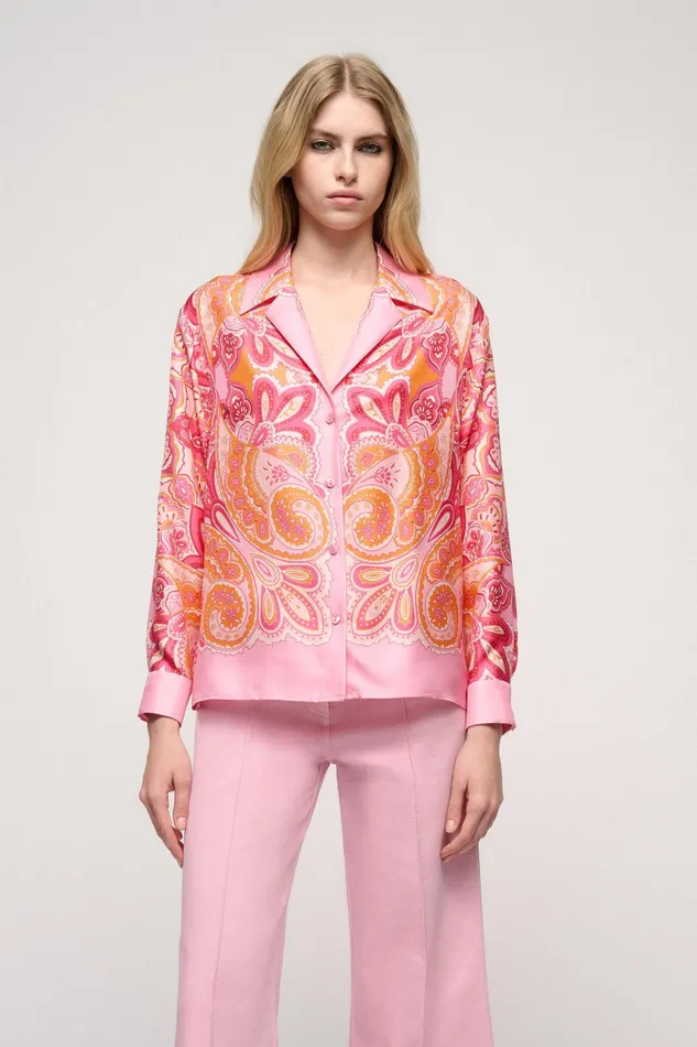Luisa Spagnoli Blouses And Shirts Bergamotto Pink 8211 Women