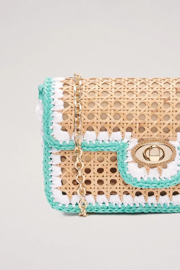 Luisa Spagnoli Clutch And Pochette Isoletta Lightbluegold 8211 Women Luisa Spagnoli Clutch And Pochette Isoletta Lightbluegold 8211 Women