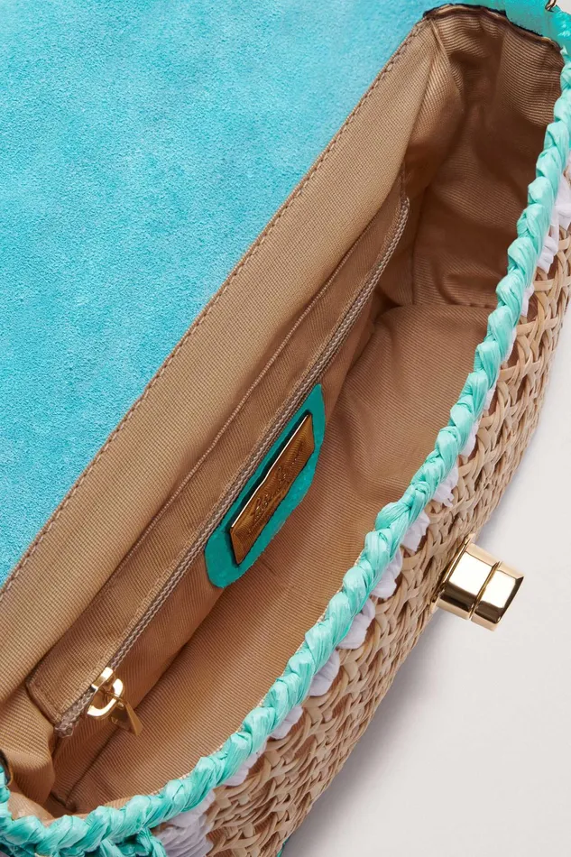 Luisa Spagnoli Clutch And Pochette Isoletta Lightbluegold 8211 Women Luisa Spagnoli Clutch And Pochette Isoletta Lightbluegold 8211 Women