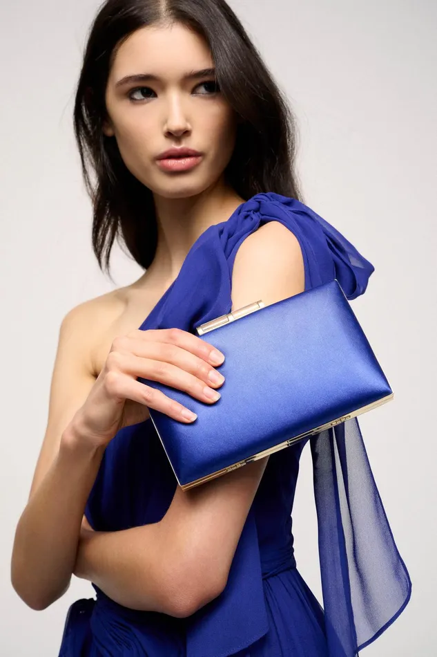Luisa Spagnoli Clutch And Pochette Ivy Bluettelight Gold 8211 Women